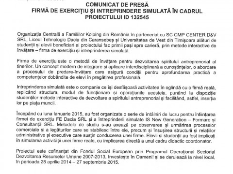COMUNICAT DE PRESA-nr.8