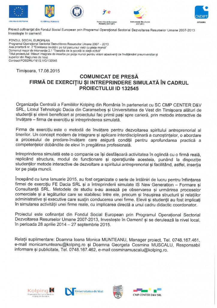 COMUNICAT DE PRESA-nr.8